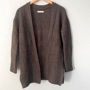Basin + Range Open Cardigan Wool Angora Blend Sweater